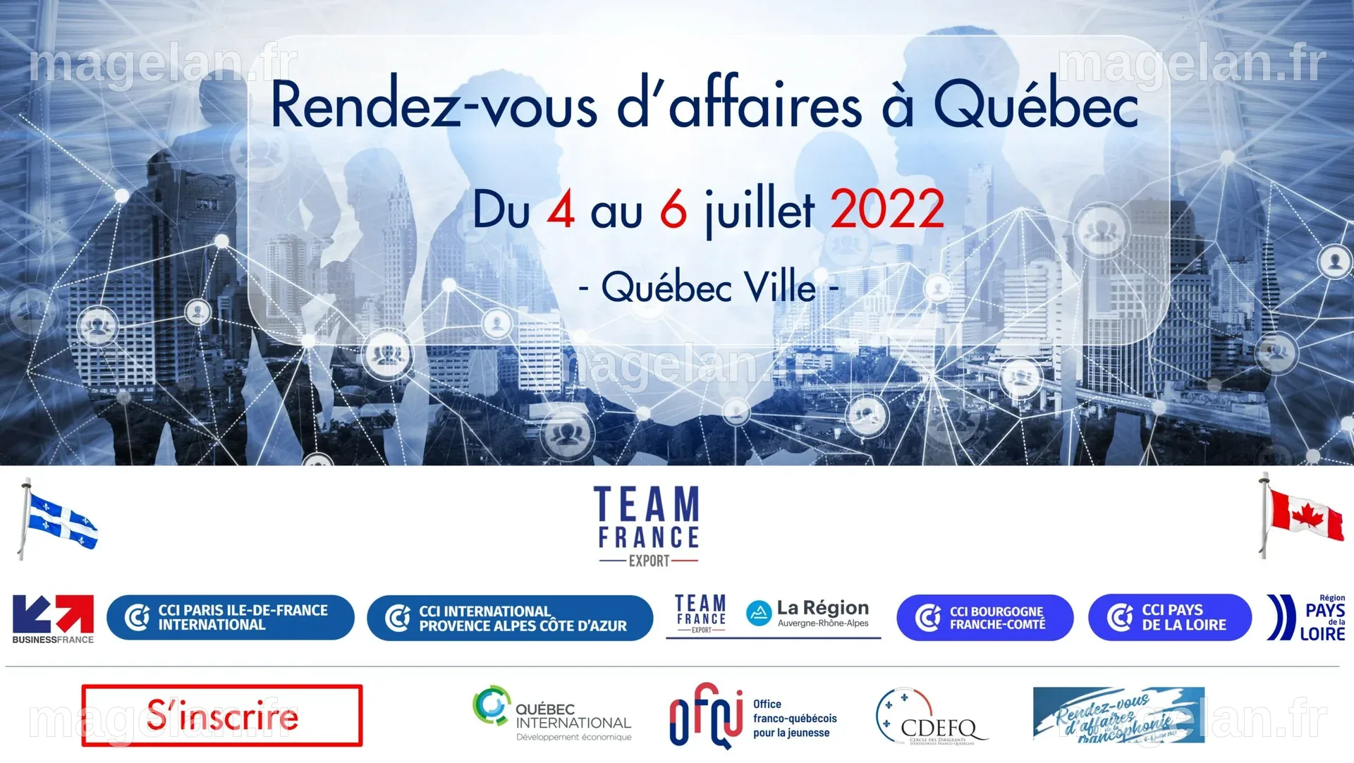 Rendez-vous d’affaires de la francophonie Québec 2022 - OFQJ France