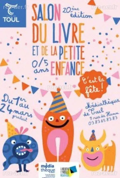 Toul. 20e salon du livre et de la petite enfance jusqu’au 24 mars