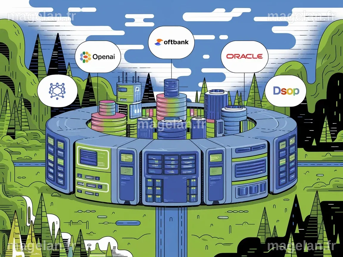 OpenAI S’Allie à SoftBank et Oracle Pour Un Projet de Data Center à 500 ...