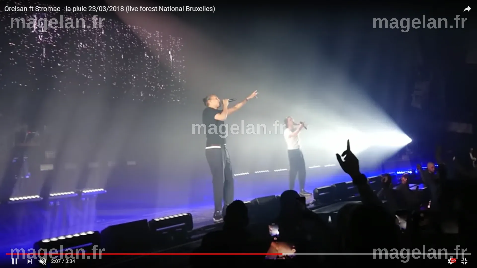 Stromae fait son grand retour sur scène aux côtés d'Orelsan à Bruxelles après trois ans d'absence