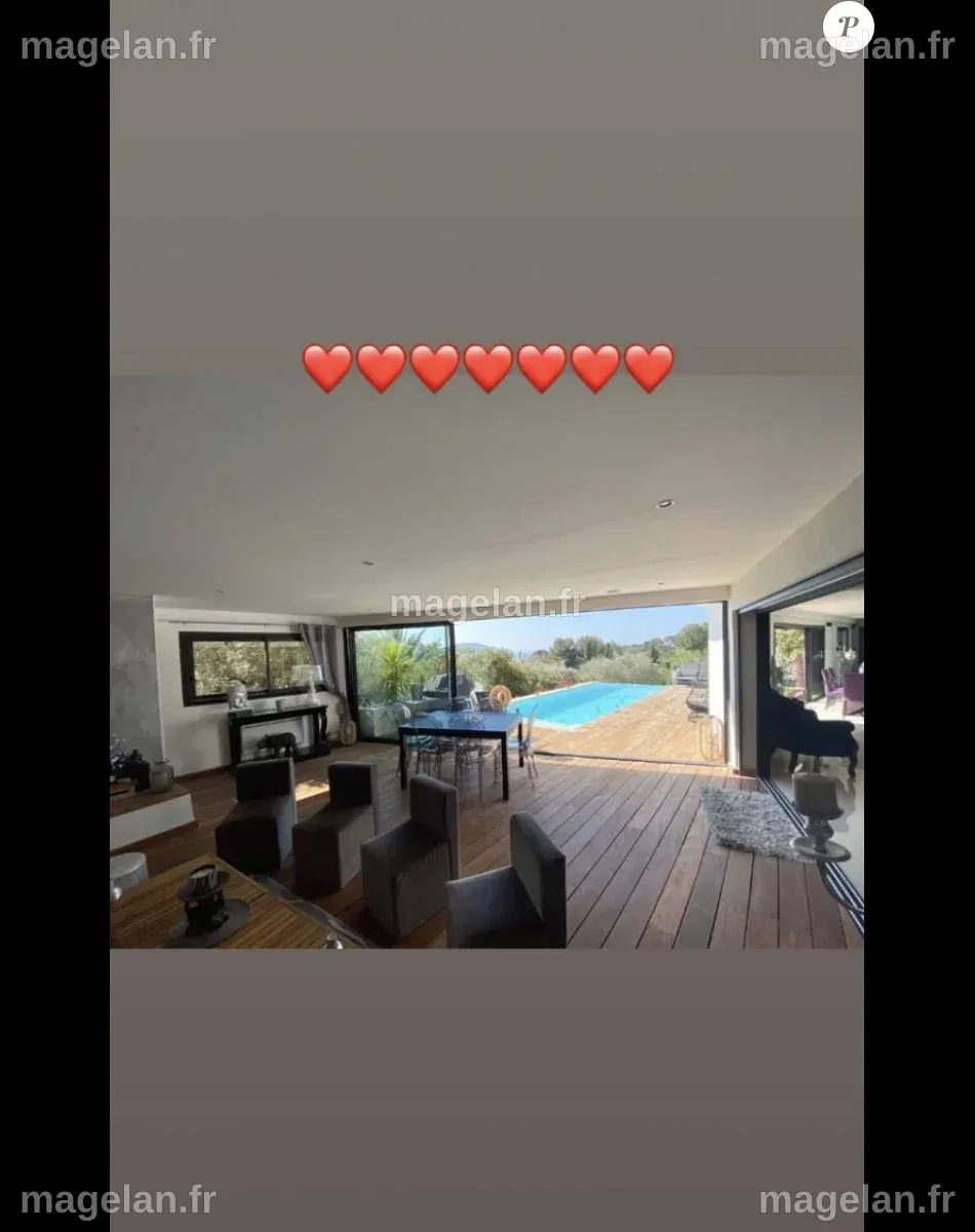 Amandine Pellissard dévoile des photos de sa luxueuse villa ...