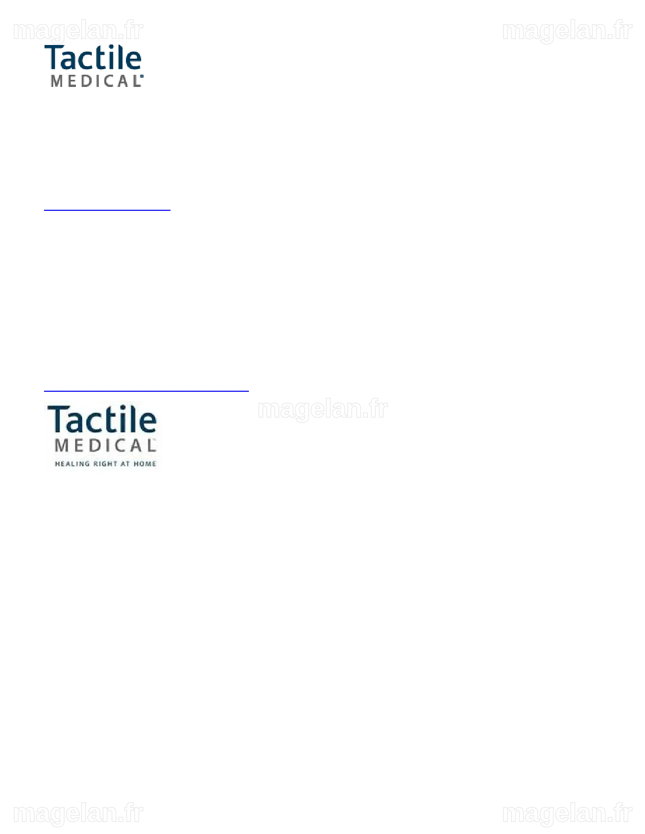 tactile systems technology inc Device Database