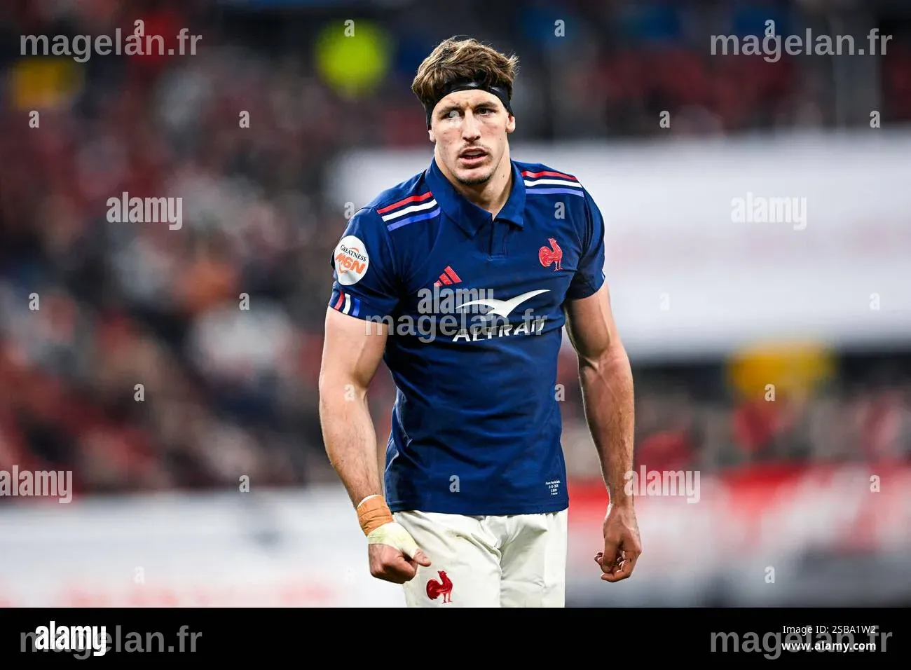 Oscar Jegou during the 6 or Six Nations Championship rugby match France ...