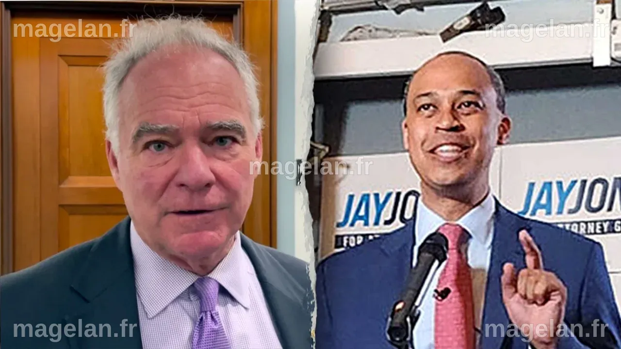 Tim Kaine défend Jay Jones malgré les textes sur le meurtre d'un ...