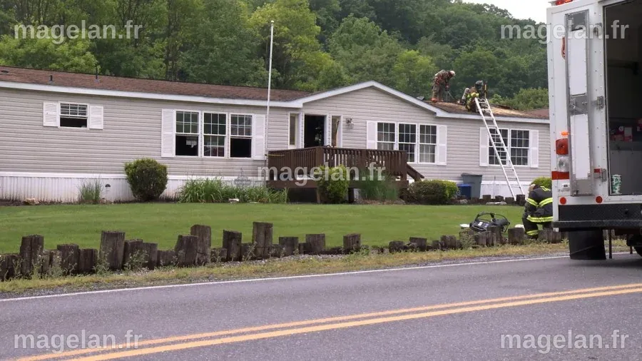 Logan Township house catches fire after propane tank explodes ...