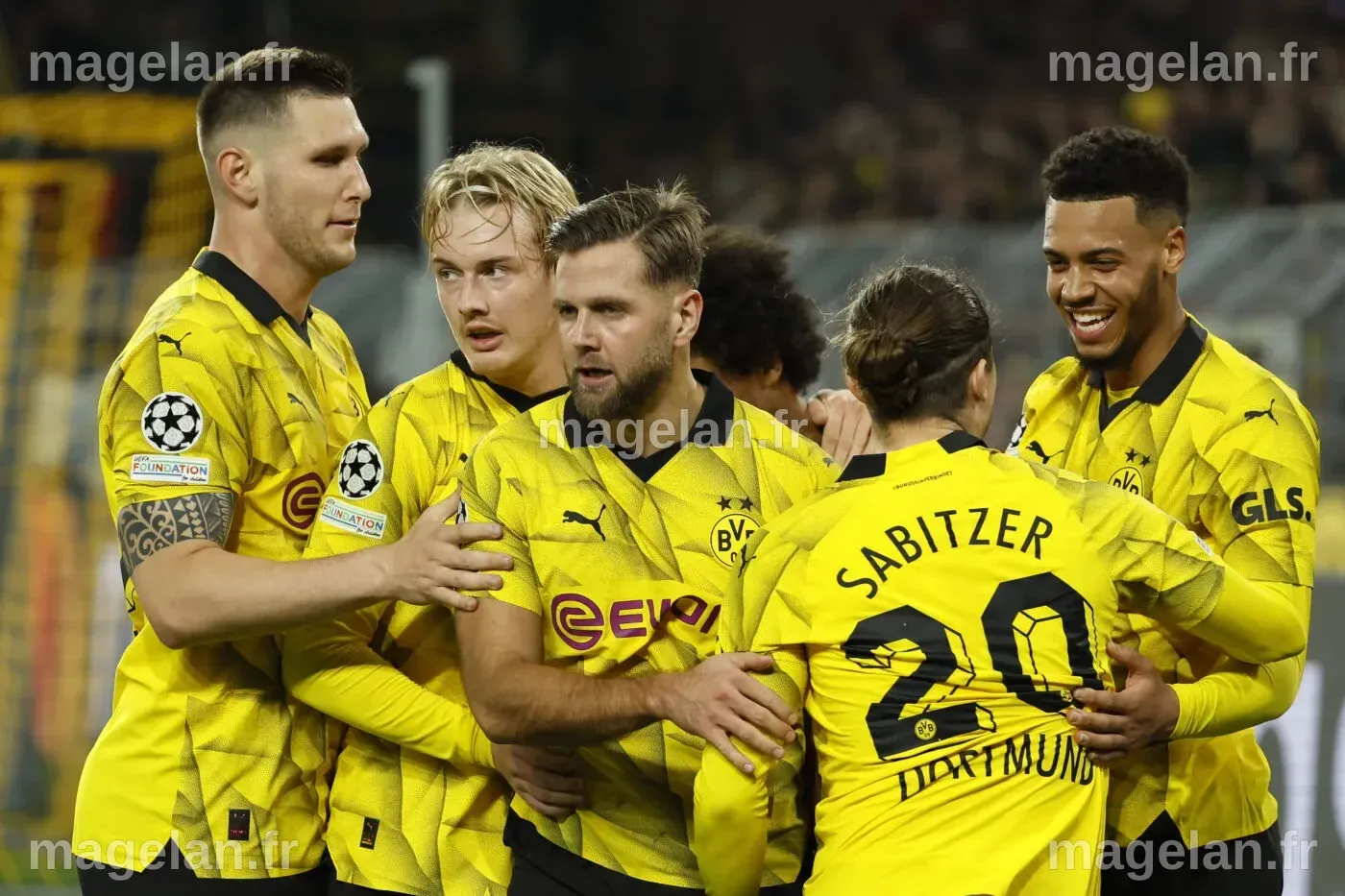 Dortmund s’impose avec la manière face à Newcastle - C1 - Gr. F ...