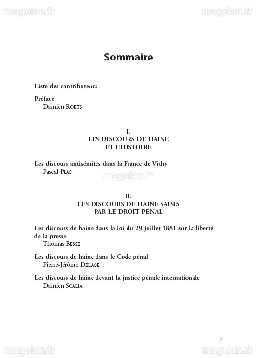 Les discours de haine | mare et martin