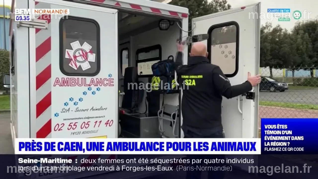 Calvados: une ambulance pour secourir les animaux blessés