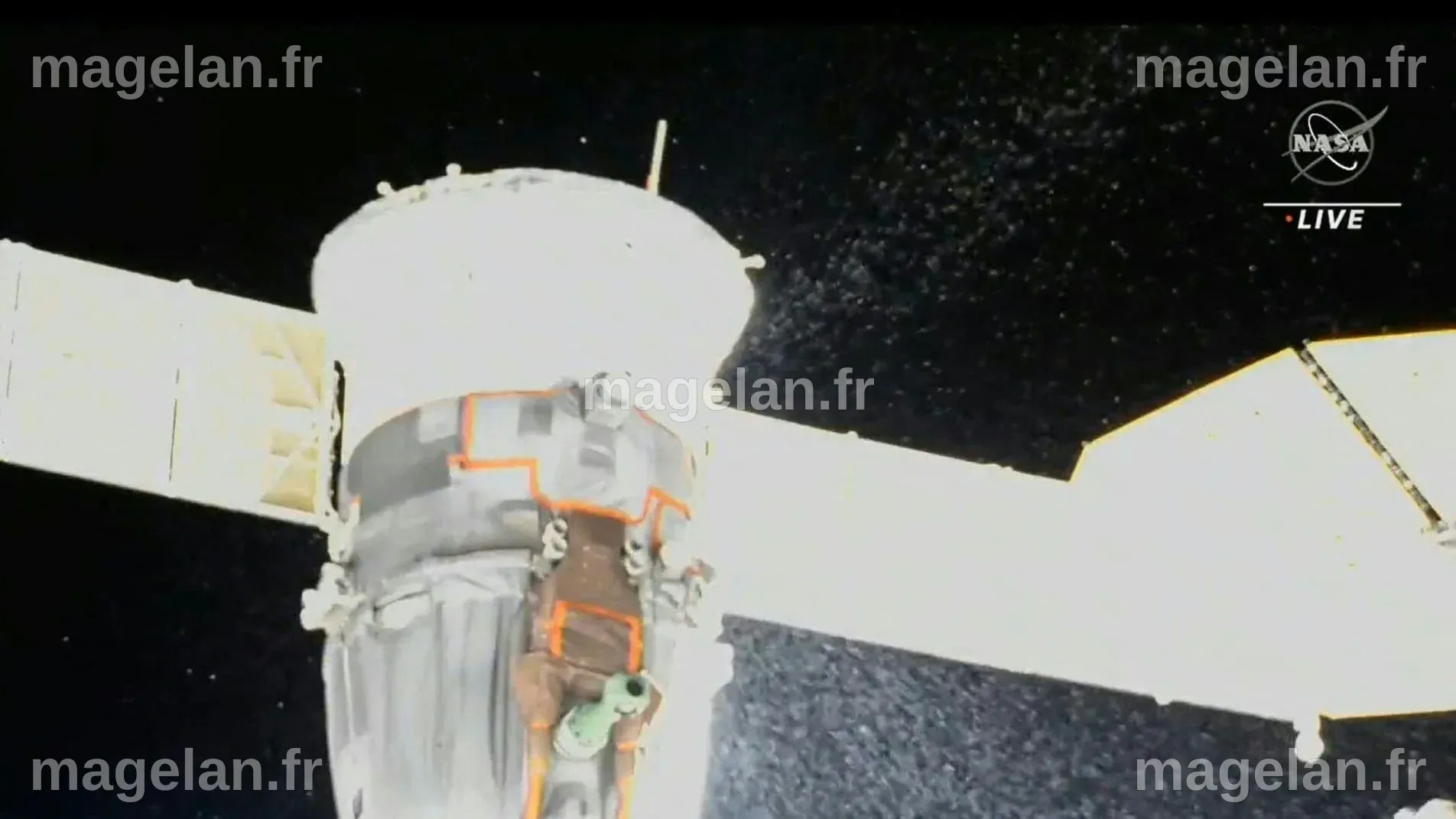 Espace: une fuite détectée sur un vaisseau russe arrimé à l'ISS