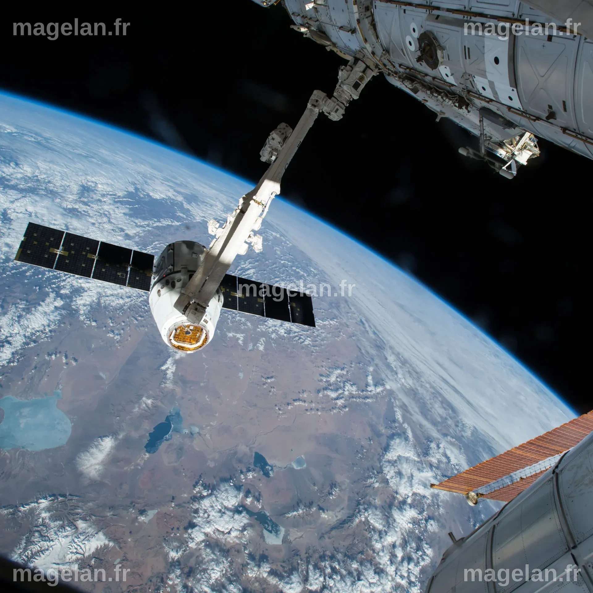 Un cargo spatial russe incontrôlable a commencé sa chute vers la Terre