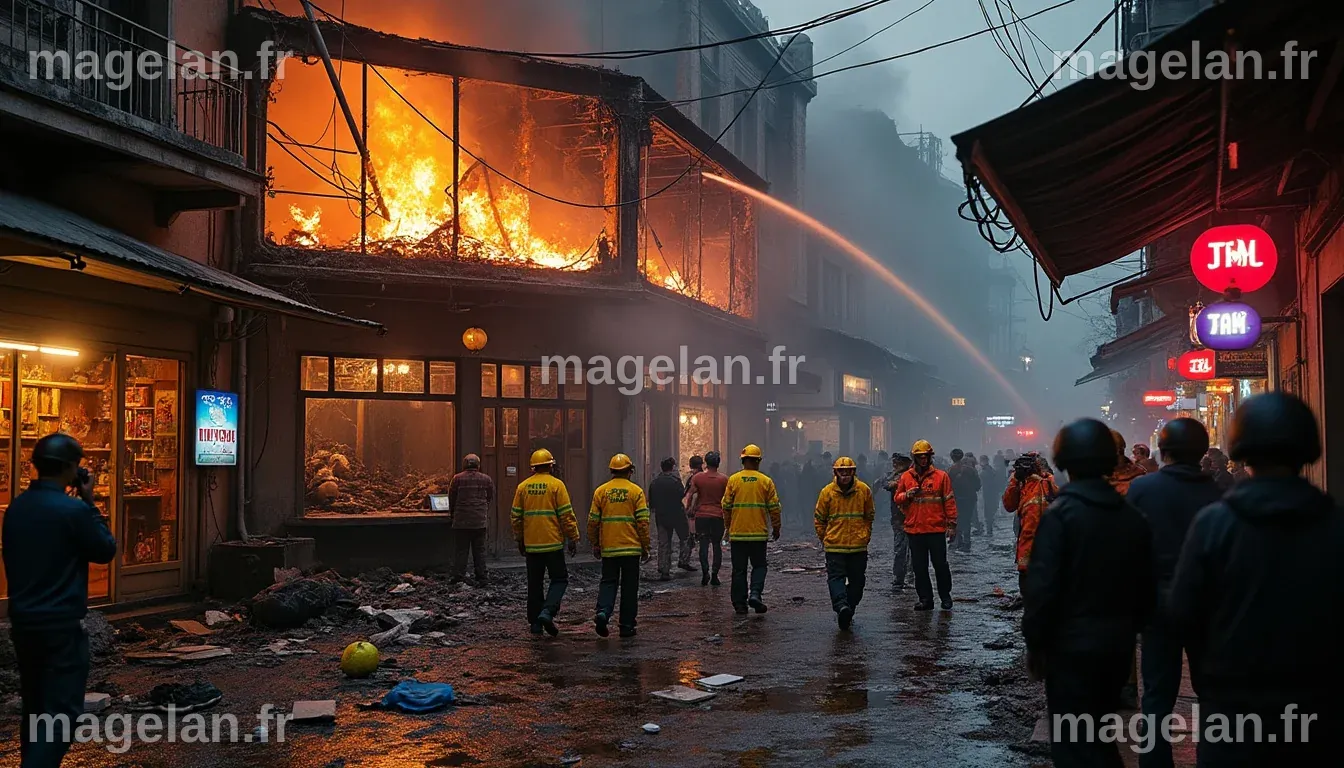 Un tragique incendie d'autocar en Suisse : au moins six victimes et plusieurs blessés