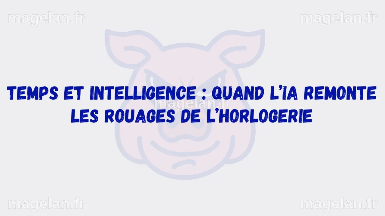L'Intelligence Artificielle Révolutionne le Monde de l'Horlogerie ...
