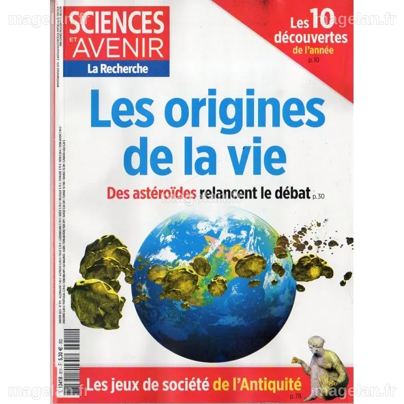 Sciences et Avenir n° 911 - Les origines de la vie : Des astéroïdes ...