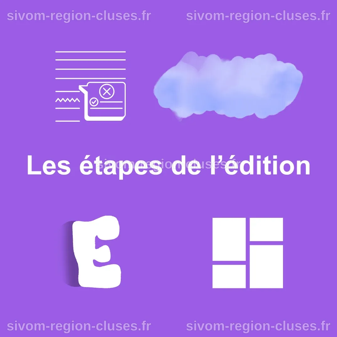 Les différentes étapes de l'édition d'un livre et les différences entre ...