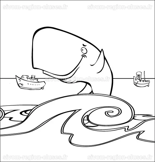 Coloriage Chanson pour enfants La Java du Cachalot Coloriage Chanson La ...