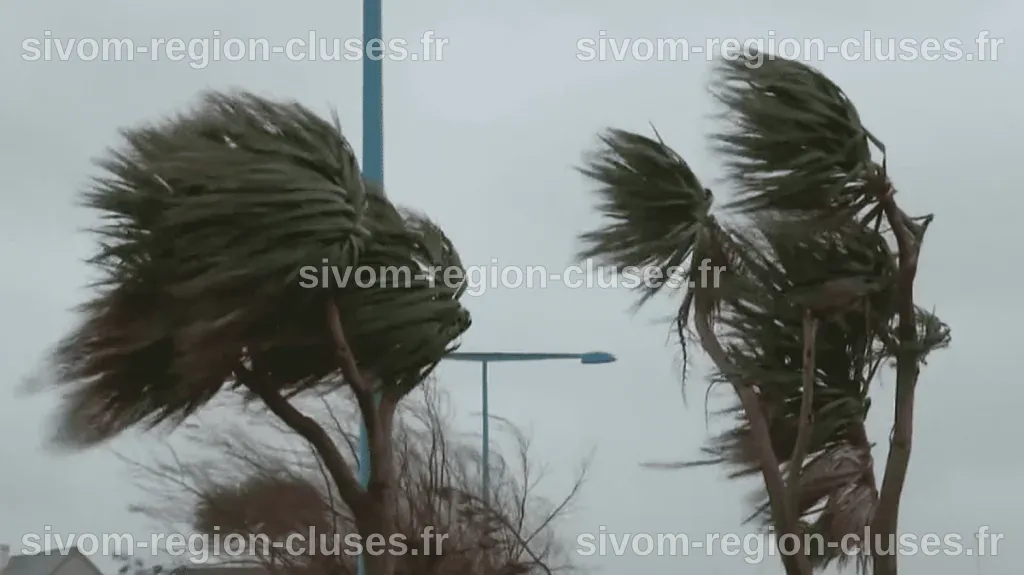 Vents violents et fortes pluies balayent le sud-est et l'ouest de la ...