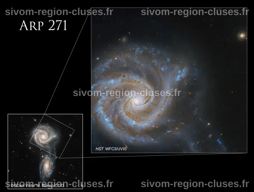 Le télescope spatial Hubble repère un « tir à la corde » cosmique entre ...