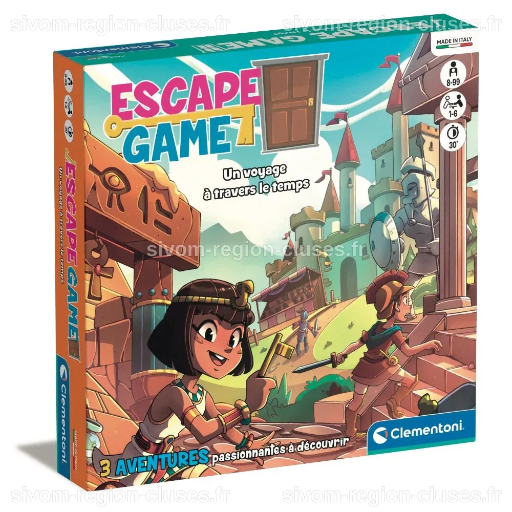 Escape game "un voyage à travers le temps" • Boutique UNAPEI