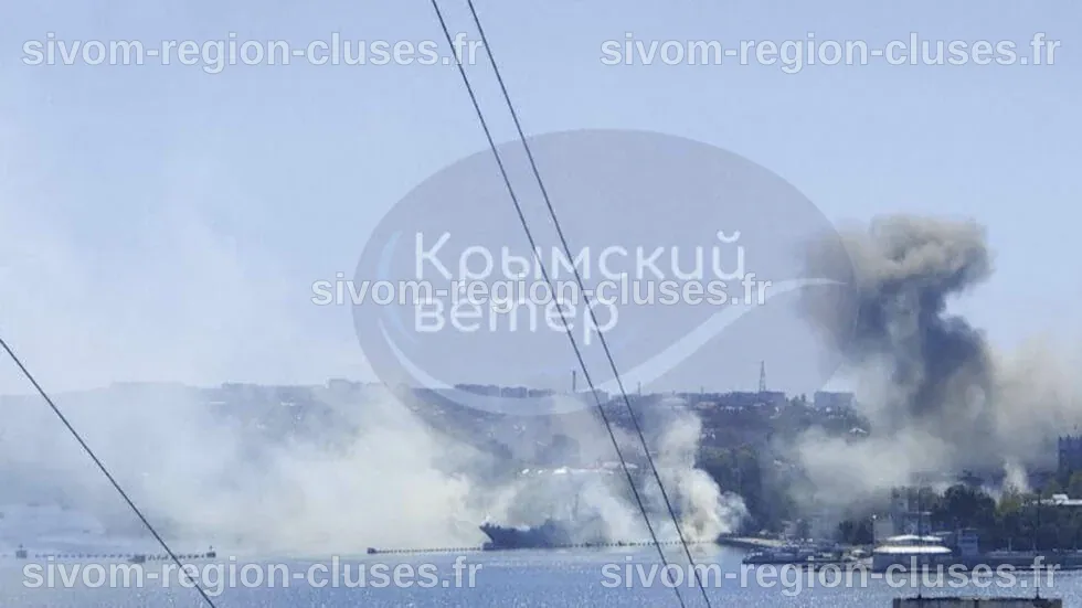L'Ukraine réussit une frappe contre le QG de la marine russe en Crimée