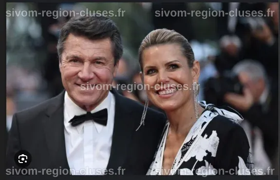Le maire de Nice Christian Estrosi, son épouse Laura Tenoudji et la ...