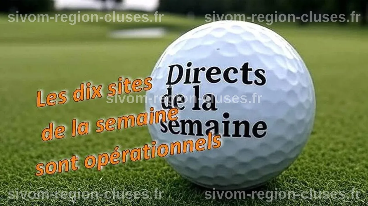 Golf. Les directs de la semaine: 100 golfeurs Français sur les circuits ...