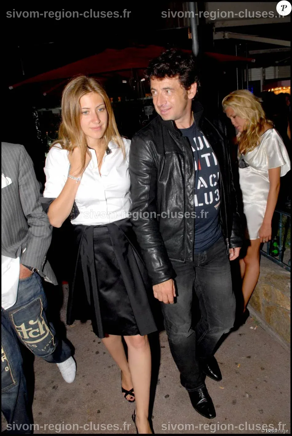 Patrick Bruel et son ex-femme Amanda Sthers au Vip Room à Saint Tropez ...
