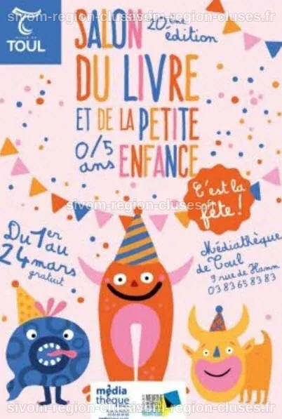Toul. 20e salon du livre et de la petite enfance jusqu’au 24 mars