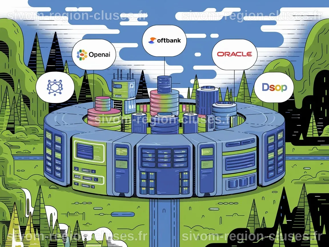 OpenAI S’Allie à SoftBank et Oracle Pour Un Projet de Data Center à 500 ...