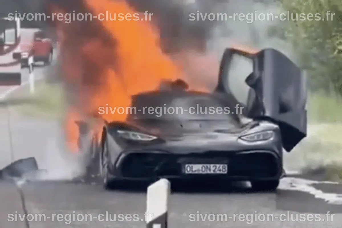 Une des Mercedes les plus rares au Monde part en fumée - Mobiwisy