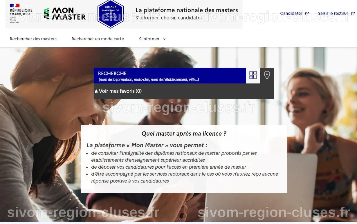 "Mon Master" : ce qu'il faut savoir sur de la plateforme qui ouvre ce ...