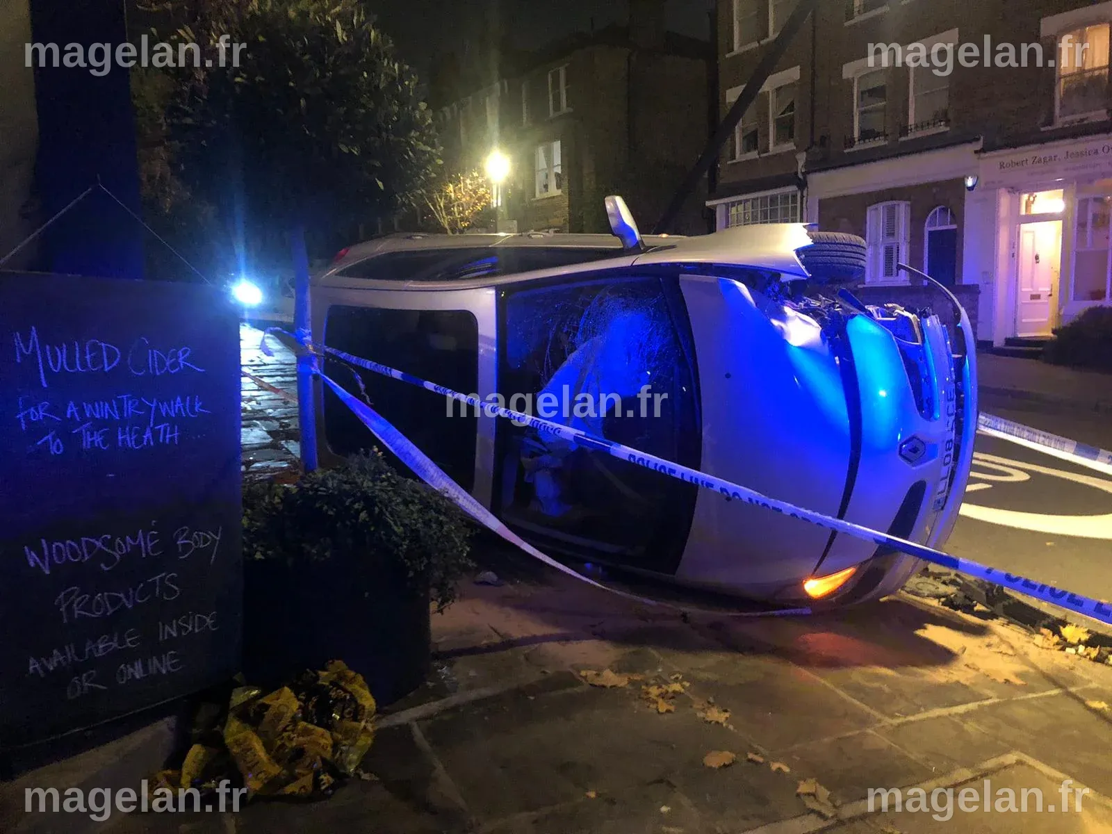Car flips over after road chase through Dartmouth Park | Camden New Journal