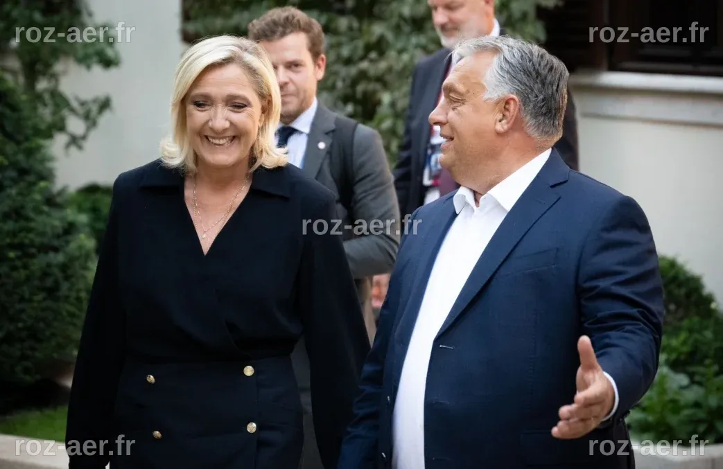 Viktor Orbán Meets Marine Le Pen in Budapest