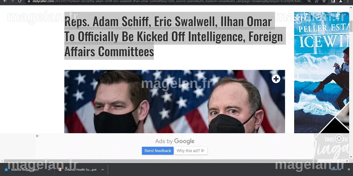 'Reps. Adam Schiff, Eric Swalwell, Ilhan Omar To Officially Be Kicked ...