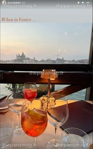 Anouchka Delon, anniversaire de mariage festif à Venise avec Julien Dereims