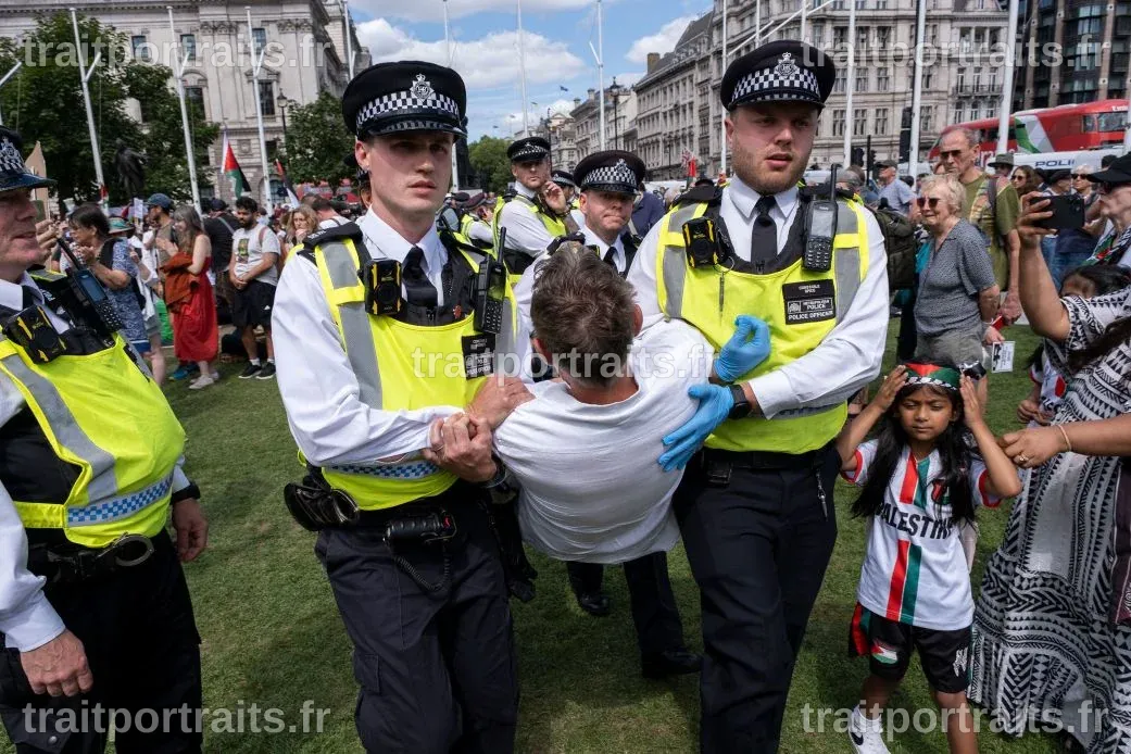Robert Del Naja de Massive Attack arrêté lors d'une manifestation de Palestine Action à Londres