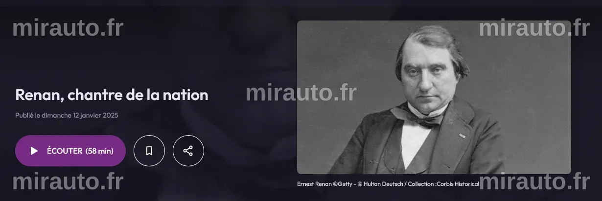 Le Cinéma L'Arvor de Rennes Rendent Hommage à Ernest Renan, Figure Éminente de la Nation