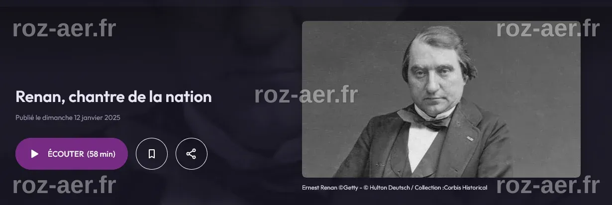 À la découverte d'Ernest Renan, l'apôtre de la nation au cinéma L’Arvor de Rennes