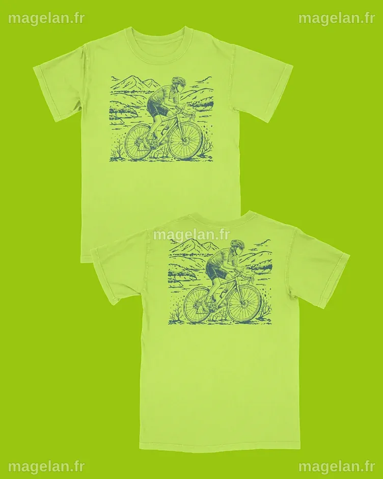 Vintage Gravel Nation Bike Community Illustration by Movink Graphic ...