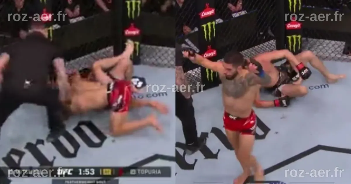 Ilia Topuria Submits Bryce Mitchell Via Second-round Arm Triangle - UFC ...