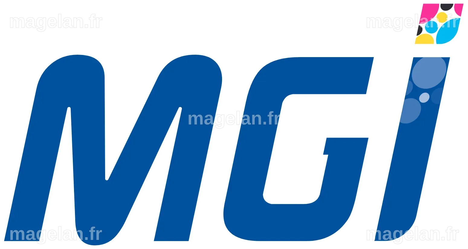 MGI Digital Technology logo in transparent PNG and vectorized SVG formats