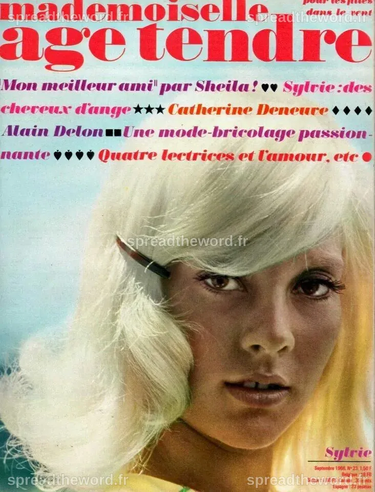 83 best Sylvie Vartan en couverture de magazine.... images on Pinterest ...