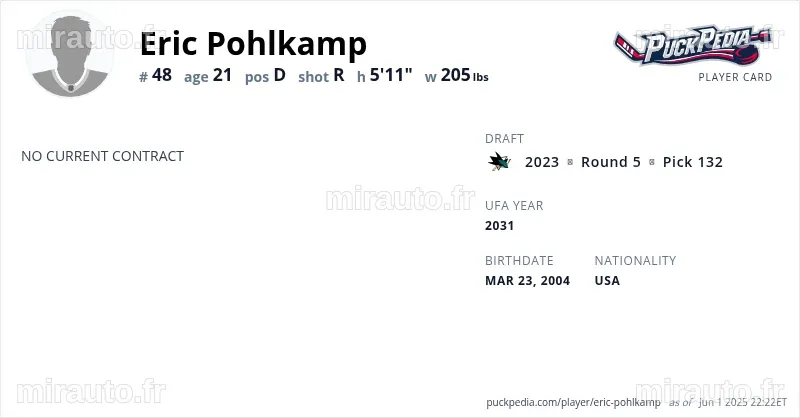 URGENT : Eric Pohlkamp sur le point de signer un contrat d'entrée