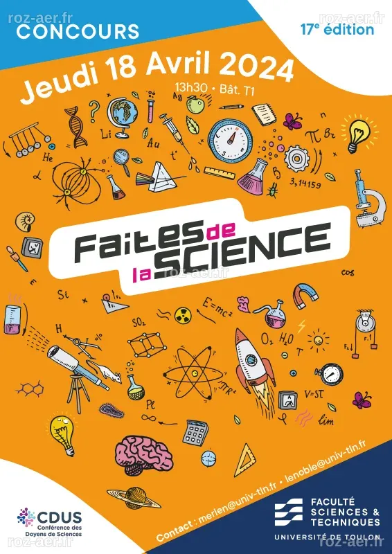 17e édition du concours Faites de la Science - Université de Toulon