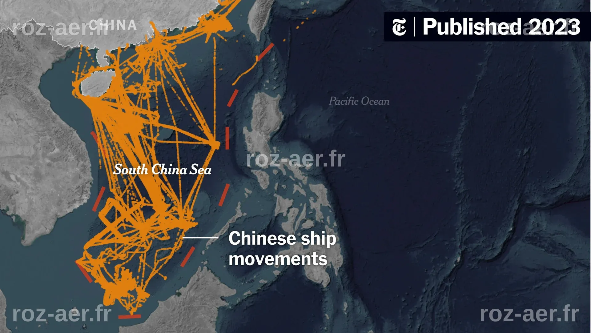 How China Dominates South China Sea with Its Ships - The New York Times