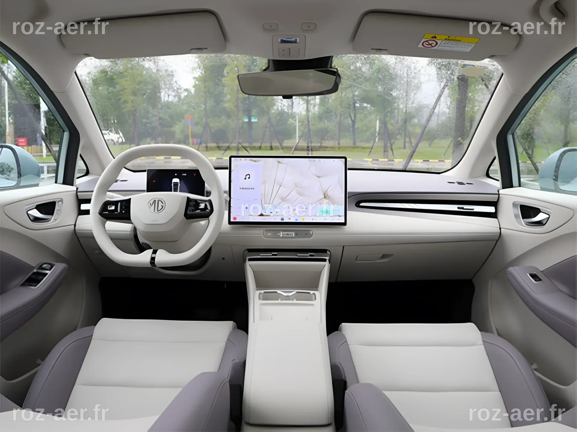 La MG4 Anxin Edition, première voiture produite en série dotée d'une ...