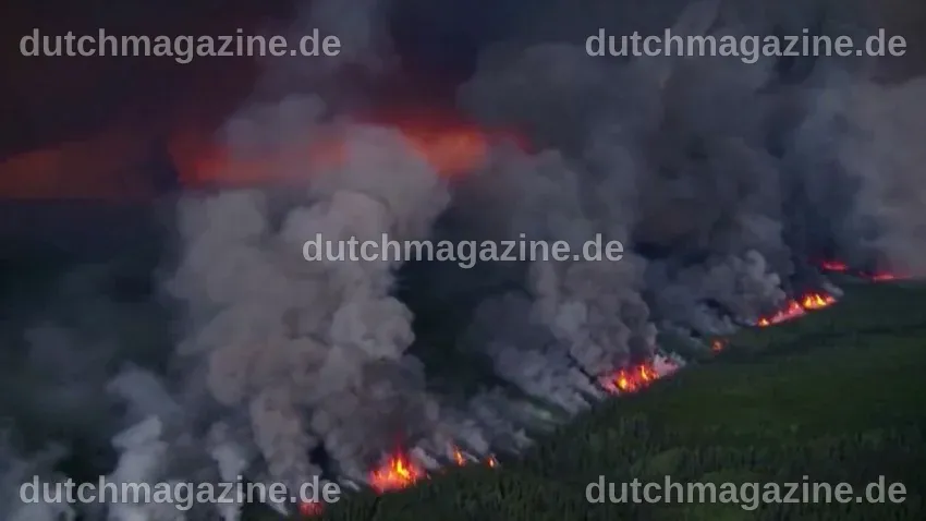Waldbrände brennen jetzt auch nachts: Die Auswirkungen des Klimawandels