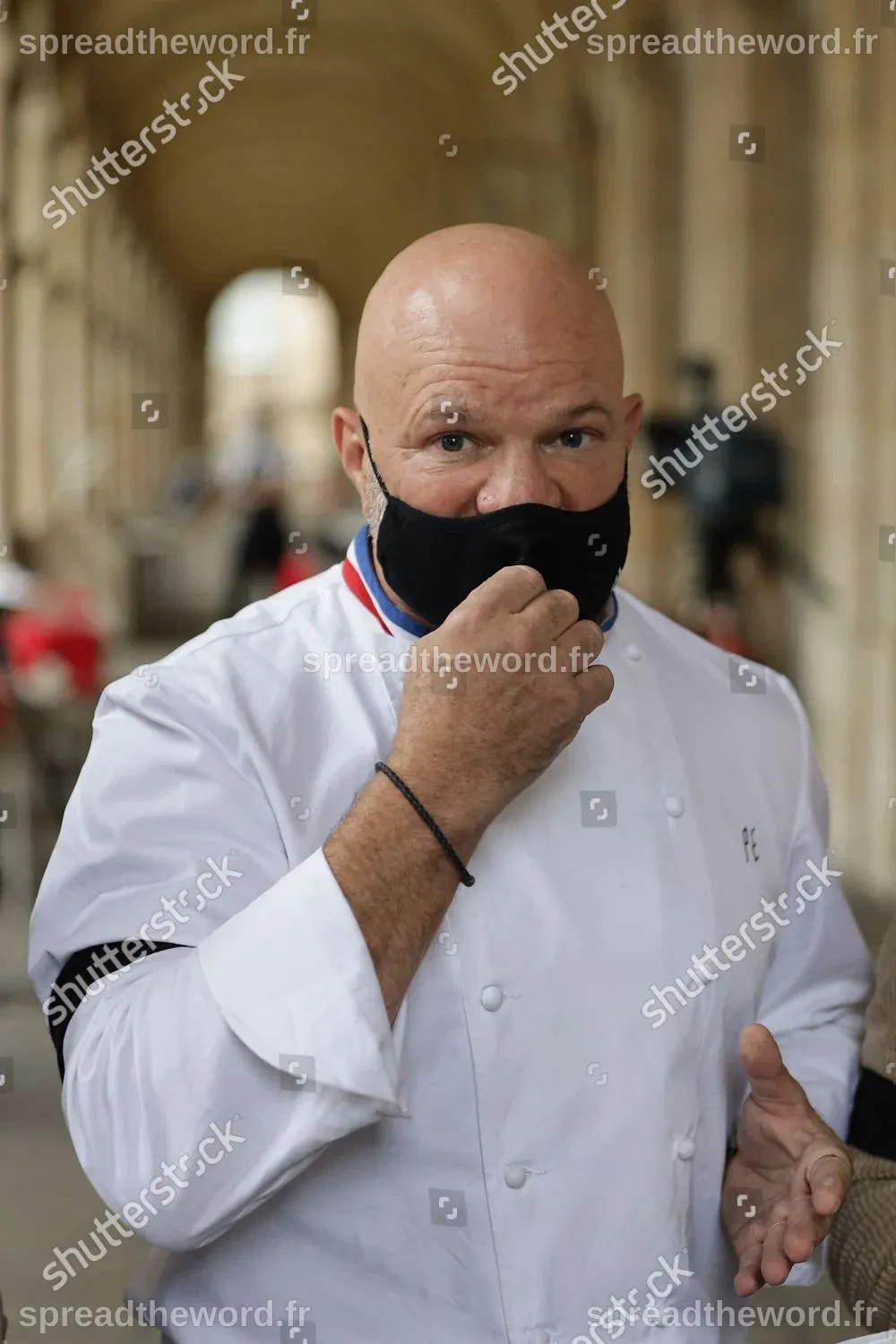 Portrait French Chef Philippe Etchebest On Editorial Stock Photo ...