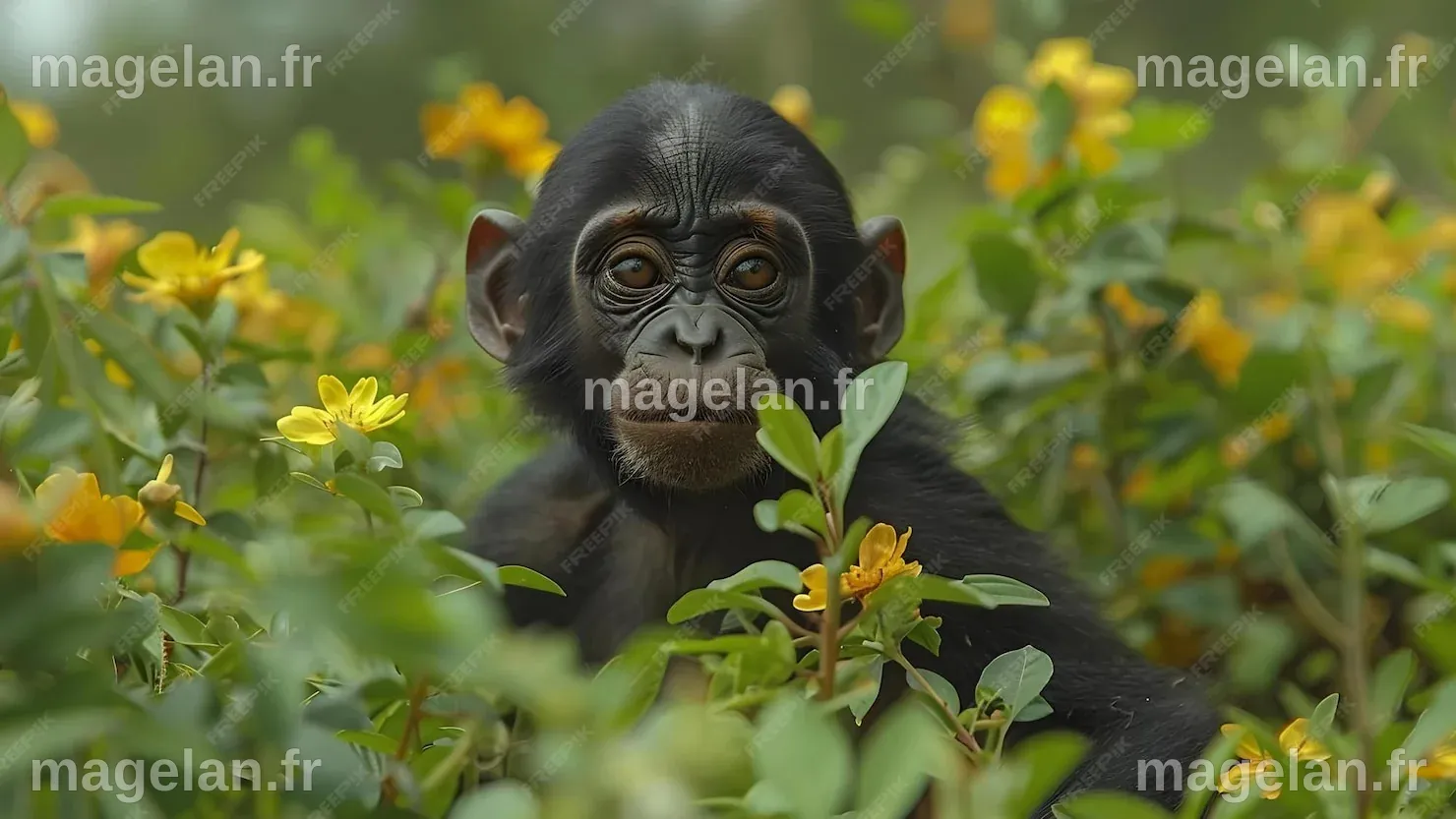 Premium Photo | Australopithecus explores its ancient habitat embodying ...