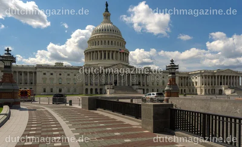 Washington DC Federal Landmark. United States Capitol Architecture ...