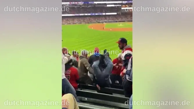 Yankees-Guardians Fans Fight In Stands, One Fan Sent Flying & Another ...
